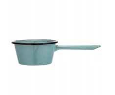 Emaliuotas kūginis puodas 0,45 l, skersmuo 12 cm Altom Design Sage margas