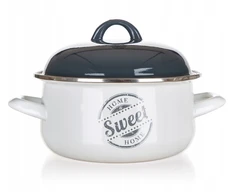 Emaliuotas puodas Banquet Sweet Home 3,7l, 24cm su dangčiu