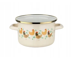 Emaliuotas puodas Emalia Pleszew Koko 18 cm 2,65L 2 klasės indukcinės dujos