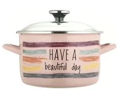 Emaliuotas puodas HaBD 20 cm 4 l METALAC