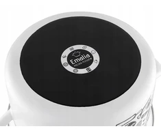 Emaliuotas puodas Kitchen Baltas Emalia Pleszew 18 cm, 3 L