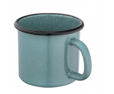 Emaliuotas puodelis indukcijai, dujinis indas, Altom Design, šalavijas, 0,45 l