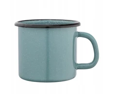 Emaliuotas puodelis indukcijai, dujinis indas, Altom Design, šalavijas, 0,45 l
