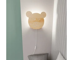 EMIBIG Kinkiet dziecięcy TED E14 - ruda