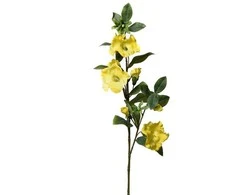 Emivela Dirbtinė eustoma 80cm šviesiai geltona