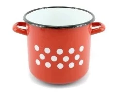 Enger EMALINIS PUODAS RAUDONAS DEKORAS 17CM 3,25L 1vnt