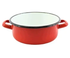 Enger EMALINIS PUODAS SU KOJELE RAUDONA 28CM 6L 1vnt