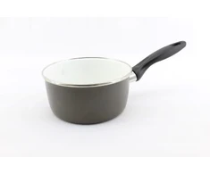 Enger Emaliuotas puodas iš nerūdijančio plieno su rankena ir apvadu, 16 cm, 1,5 l, 1 vnt.