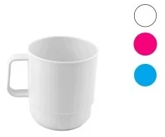 Enger Plastikinis puodelis su rankena 300 ml 1 vnt.