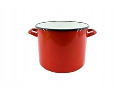 Enger RAUDONAS EMALINIS PUODAS 17CM 3,25L 1vnt