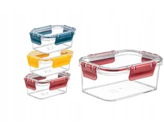 Enger STAČIAKAMPIS PLASTIKINIS VIRTUVĖS TAKAS SU SANGTUKU, SKAIDRUMAS 900ml 1vnt