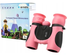 Enido BINOCULARS DIENINIS NAKTINIS STIKLAS VAIKAMS 8x21 + Dangtis IR AUDINIS