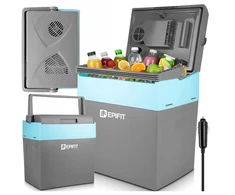 Epifit AUTOMOBILINIS Šaldytuvas 30L NEŠIOJAMAS AUSINIMO ŠILDYMAS 12V/230V