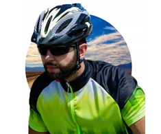 Ercole Dviračio Šalmas Baltas