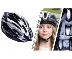 Ercole Dviračio šalmas paaugliams plento MTB su reguliuojamu skydeliu 54-62 cm