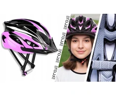 Ercole MTB plento dviračio šalmas su skydeliu paaugliams Reguliuojamas 54-62 cm