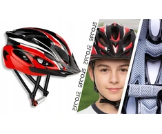 Ercole Vyriškas reguliuojamas plento dviratininko šalmas su skydeliu mtb dviračiui 54-62 cm