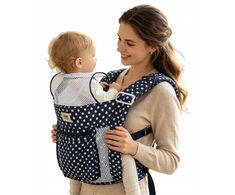 Ergonomiška 4 viename iki 20 kg reguliuojamo kvėpuojančio dizaino kūdikio nešioklė