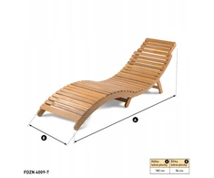 Ergonomiškas gultas Adria by Fieldmann, rudas
