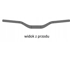 Ergotec vairas HIGH Riser Bar 50 Comfort 31,8 ilgis 720 mm ORIGINALUS