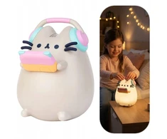 Erik Naktinė lempa PUSHEEN vaikams LED zasilanie USB bateryjne smėlio sp.