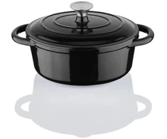 ERNESTO Ketaus skrudinimo keptuvė 2,6L 20 cm emaliuota indukcija