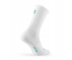 Eroe - Logo Baltos dviračių kojinės (Celeste) 36-40