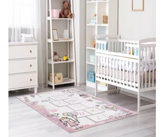Eureka Home DYWAN DZIECIĘCY DLA DZIEWCZYNKI DO POKOJU DZIECKA DZIECIĘCEGO GRUBY 160X230