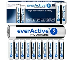 EVERACTIVE AAA šarminės baterijos 1250mAh, 10 vnt. - LR0310PAK