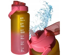 Excellent Houseware PUIKI Sporto butelis MAXI 2 l rožinė/geltona KO-997100490ruzo