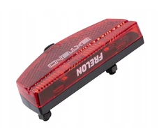 Extend LED galinis dviračio žibintas bagažinei, atšvaitas E1 50/80mm, lemputė maitinama baterijomis