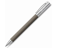 Faber-castell Ambition Juodas Sand automatinis rašiklis su dėklu