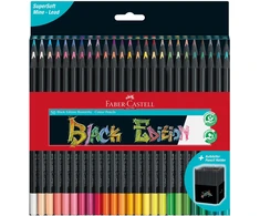 Faber-castell Juodas Edition spalvoti pieštukai, 50 vnt.