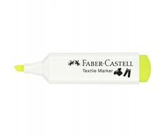 Faber-castell neoninis geltonas audinio markeris