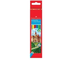 Faber-castell pieštukinės kreidelės, 6 vnt.