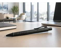 Automatinis tušinukas Faber-Castell, PolyBall, XB, 0.6mm, juodos spalvos