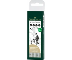 Faber-castell techniniai pieštukai, 4 vnt.
