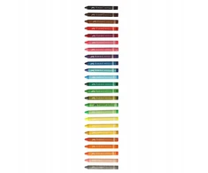 Faber-castell vaško pieštukai, 24 spalvos