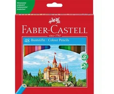 Faber-castell Zamek spalvinami kreidelėmis, 48 spalvų