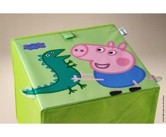 Fackelmann PUDEŁKO indas NA ZABAWKI LIFENEY Box Świnka Peppa DINO 30x30cm