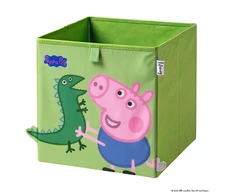 Fackelmann PUDEŁKO indas NA ZABAWKI LIFENEY Box Świnka Peppa DINO 30x30cm