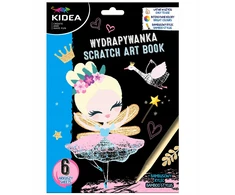 FAIRY ELF, BALETO SUKNELĖ KIDEA, 6 lapai A5 + STYLE SCRATCH PAD