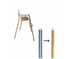 Fanera Ikea Antilop kėdės kojoms! - PUŠIS