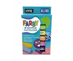 Farby plakatowe St. Majewski 6 vnt. pastelowe