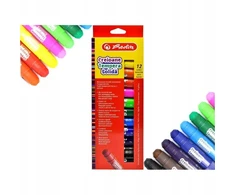 FARBY W SZTYFCIE 12 KOLORÓW HERLITZ CREIOANE TEMPERA SOLIDA