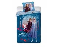 Faro Patalynė 135x200 Kraina Lodu FROZEN Anna Elza w ziemie mėlyna