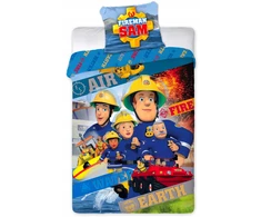 Faro vaikiškas patalynės komplektas Fireman Sam, 160x200, 2 dalių