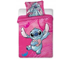 Faro vaikiškas patalynės komplektas Lilo &amp; Stitch, 100x135, 2 dalių