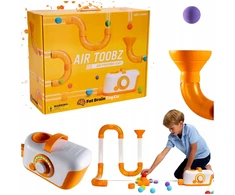 Fat Brain Toys Kamuoliukų pūstuvas su vamzdžiais ir jungtimis Fat Brain Toy „Air Toobz“