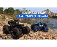 Fayee BEKEELĖS VALDYMAS AUTOMOBILIS AUTO RC 4X4 METAL AMPHIBIA 360° ATSPIRUS VANDENI